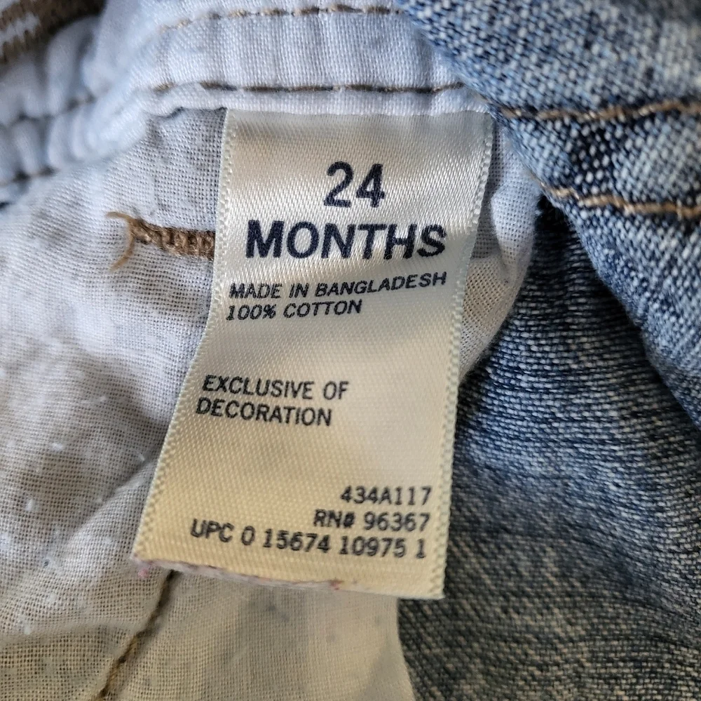 Oshgosh Girls Blue Denim‎ Overalls